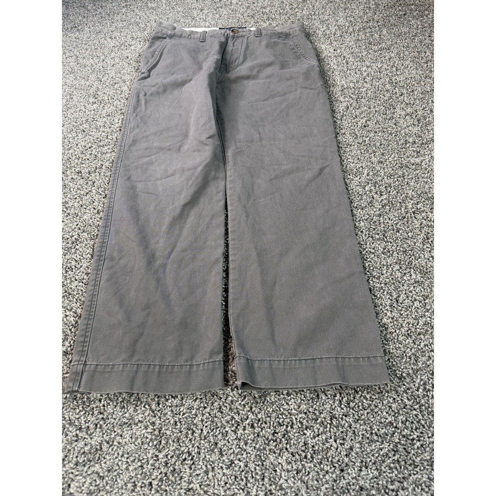 Vintage Y2K American Eagle Straight Leg Chino Pants Men's Size 32x30 Gray